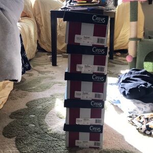 Circus by Sam Edelman Kids Sandal Gift Boxes - Red and White Stack